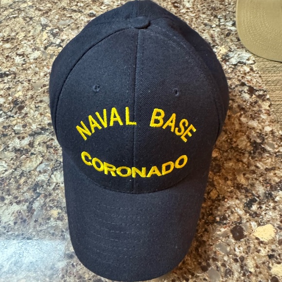 Naval Base Coronado Navy Blue Adjustable Ball Cap - Picture 3 of 8